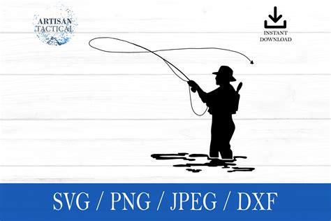 Fly Fishing Svg Fly Fisherman SVG Fish Svg Png Dxf Jpeg - Etsy Canada