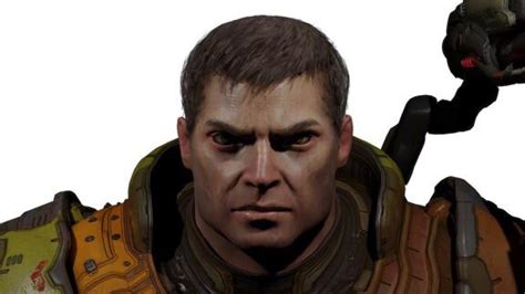 Just found out doomslayer face with better fov and lighting effect : r/Doom