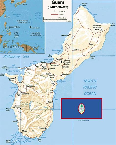 Guam Maps | Printable Maps of Guam for Download