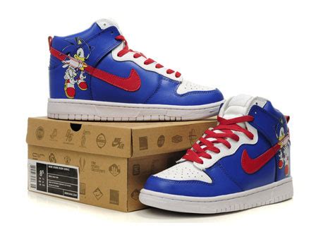 Sonic the Hedgehog Nike Dunks Custom Cartoon Shoes: Sonic the Hedgehog Nike Dunks Custom Cartoon ...