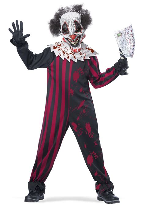 Boys Killer Clown Costume Scary Clown Halloween Costume, Scary Clowns, Evil Clowns, Theme ...