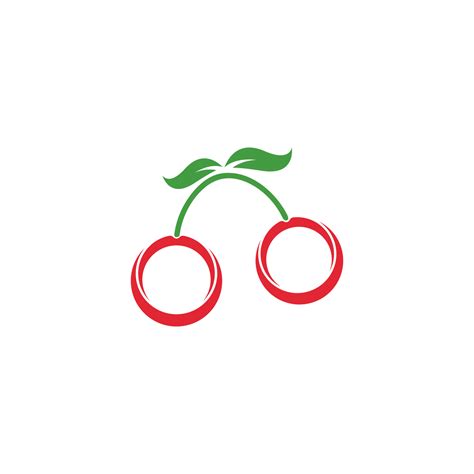 cherry logo vector icon 15028341 Vector Art at Vecteezy