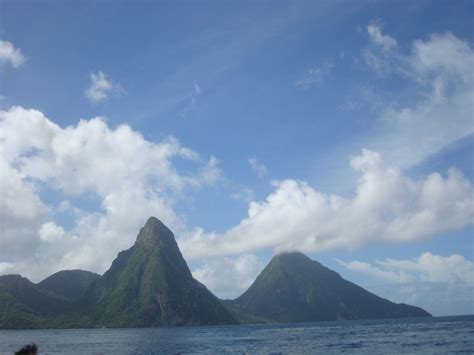 Cruise Port St. Lucia day at Jalousie Beach with Pitons views