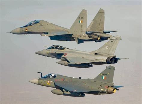 In Pics: Rafale, Sukhoi, Tejas, Jaguar and LCH roar in Jodhpur's sky as IAF and French Air Force ...