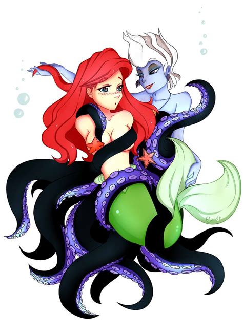 Ariel-Ursula | Ariel, Ursula, Merfolk