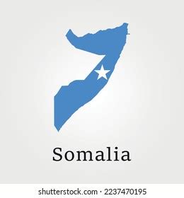 Somalia Map Their Flag Illustration Adobe Stock Vector (Royalty Free) 2237470195 | Shutterstock