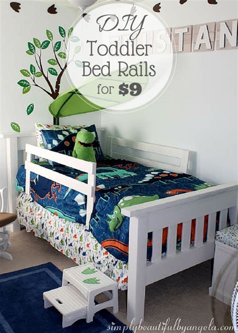 DIY Toddler Bed Rails | Simply Beautiful By Angela