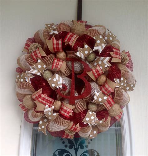 Christmas Mesh Ribbon Wreath