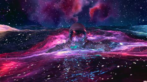 PicZene - Floating In Space Wallpaper 4k