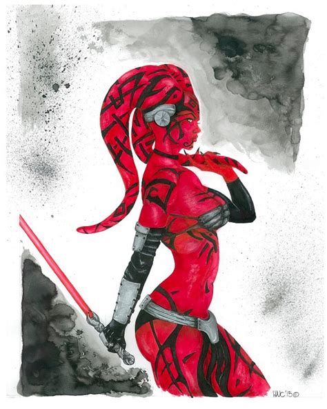 Darth Talon Star Wars Fan Art Print - Etsy