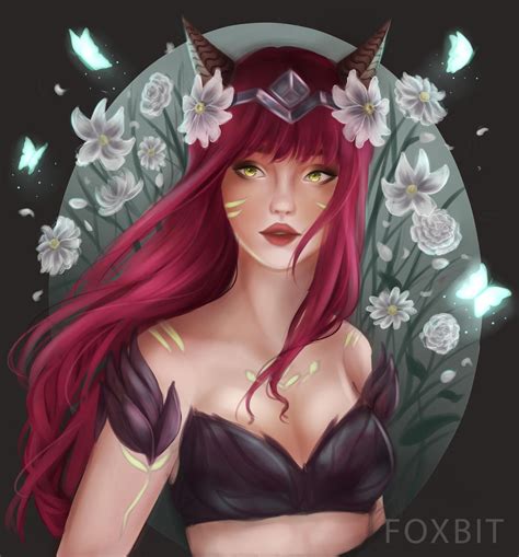 Elderwood Ahri by OfficialFoxbit on DeviantArt