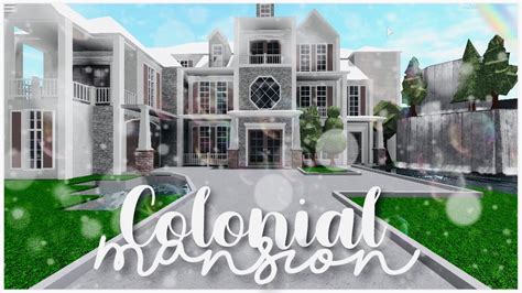 Roblox Bloxburg Georgian Family Mansion - get roebucks com