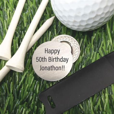 Personalized Golf Ball Marker - Valentine's Day Gift - Custom Golf Ball Marker Gift for Him - Allhap