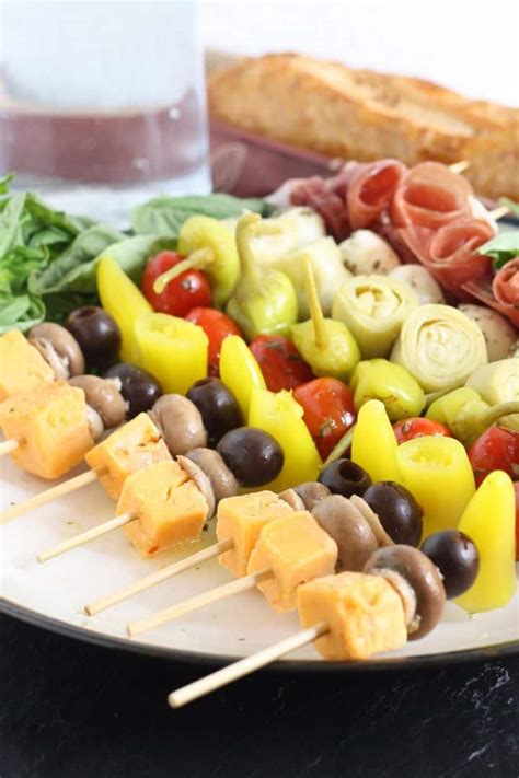 Antipasto Skewers Recipe - Easy Italian Appetizers (with VIDEO!)