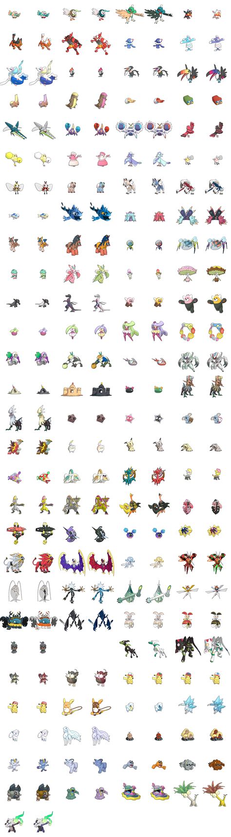 Pokemon Sprites Shiny