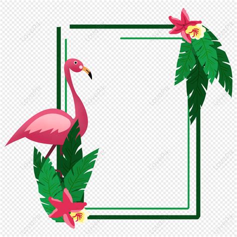 Flamingo Border Images, HD Pictures For Free Vectors Download - Lovepik.com