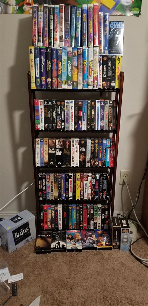 Here is my current VHS collection. I started it after a friend got me a ...