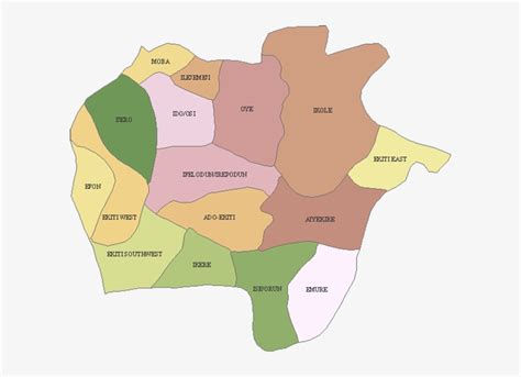 Ekiti Lg Polls - Map Of Ekiti State Nigeria - Free Transparent PNG Download - PNGkey