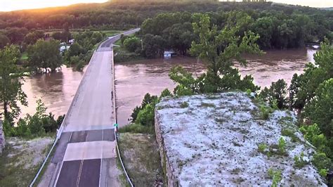 Flooding June 21 2015 at Gasconade River near Jerome, Missouri - YouTube