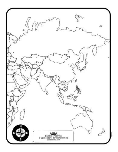 Mapa America Del Norte Hidrografia Sin Nombres en venta en Tehuacan Puebla por sólo $ 120.00 ...