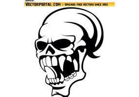 Skull Profile Vector - Download Free Vector Art, Stock Graphics & Images