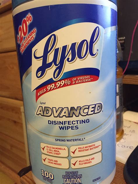 Lysol advanced Disinfecting Wipes reviews in Cleaning Wipes - ChickAdvisor