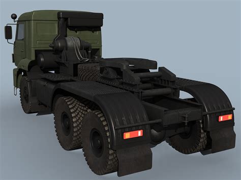 kamaz-65225 truck 3d model