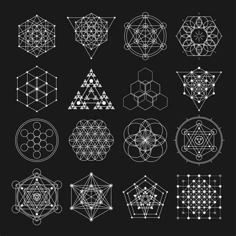 Sacred geometry. Alchemy, religion, philosophy, spirituality, hipster ...