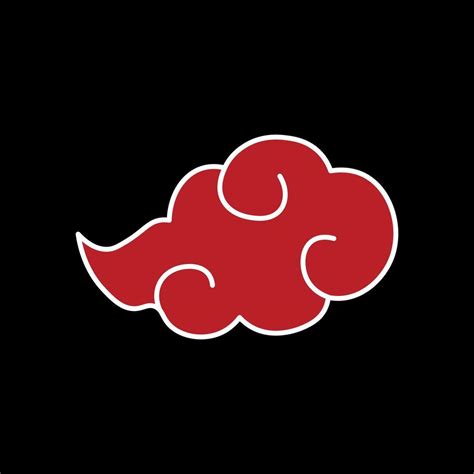 Akatsuki emblem, Naruto anime 23211207 Vector Art at Vecteezy