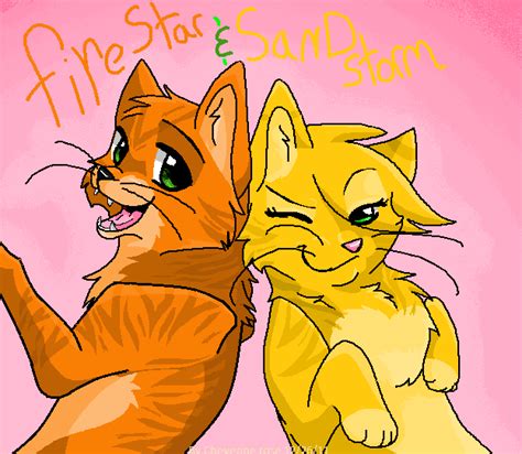 firestar and sandstorm by Alexthewolfy on DeviantArt