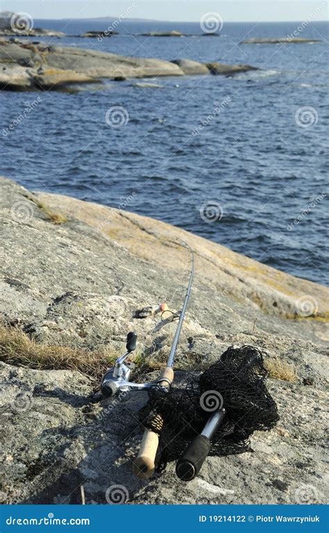 Sea fishing equipment stock photo. Image of march, north - 19214122