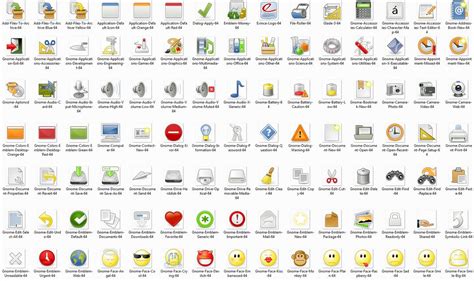 Free GNOME Desktop icons