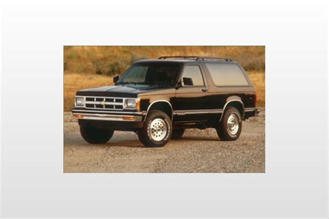 1990 Chevy S-10 Blazer Review & Ratings | Edmunds