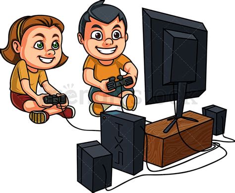 Play Computer Games Clipart