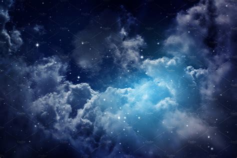 Night sky with stars featuring explosion, deep, and night | Star sky, Sky and clouds, Night skies