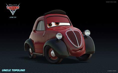 New Cars 2 Characters: Francesco Bernoulli + Uncle and Mama Topolino ...