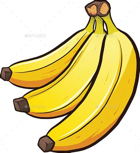 Cartoon Bananas | Cartoon banana, Banana art, Fruit picture