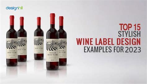 Top 15 Stylish Wine Label Design Examples For 2023