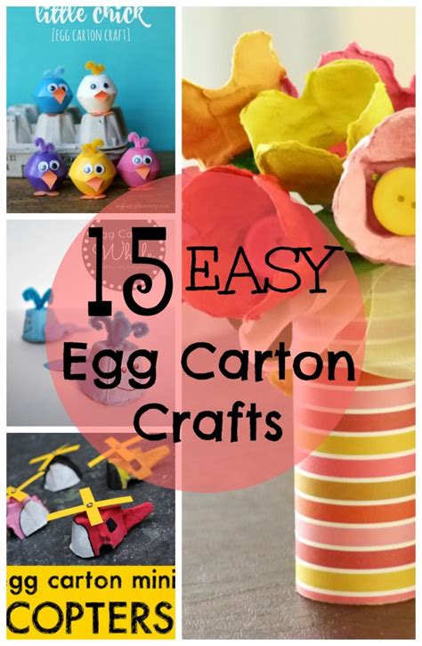 15 Egg Carton Crafts - TGIF - This Grandma is Fun