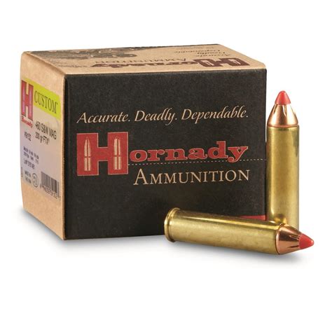 Hornady LEVERevolution, .460 S&W Magnum, FTX, 200 Grain, 20 Rounds - 102004, .460 S&W Ammo at ...