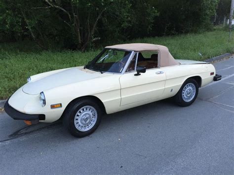 Car brand auctioned:Alfa Romeo Spider Convertible 2-Door 1979 Car model alfa romeo spider ...