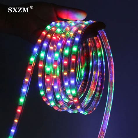 AC 220V RGB 3014 led strip 72leds/Meter IP65 Waterproof Flexible LED ...