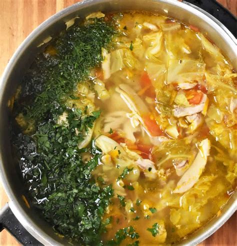 Chicken and Cabbage Soup - Everyday Healthy Recipes