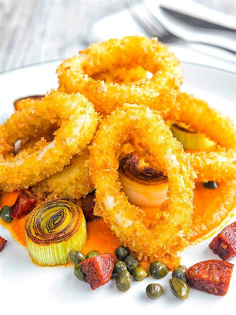 Fried Calamari Perfect Crispy Breaded Squid Rings | Krumpli