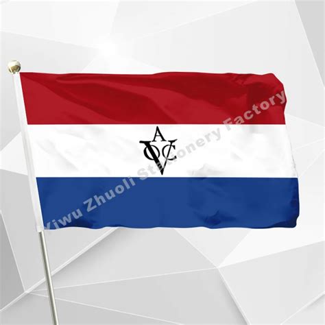 Netherlands Dutch East Indies Company Flag 150X90cm (3x5FT) 120g 100D Polyester Double Stitched ...