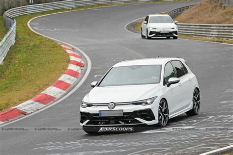 2025 VW Golf R Ditches Disguise, Shows All On The Nurburgring | Carscoops