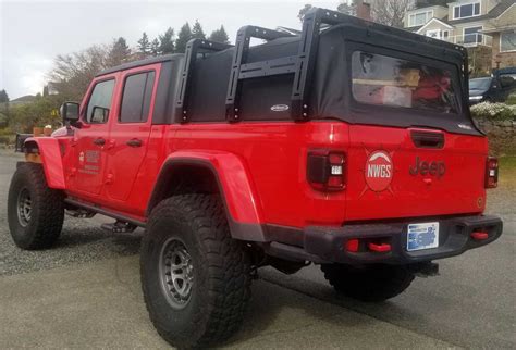 Jeep Gladiator Canvas Cage Bed Rack - Datin Metal Fabrication Inc.