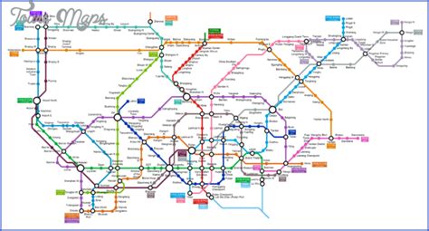 SHENZHEN MAP SUBWAY - ToursMaps.com