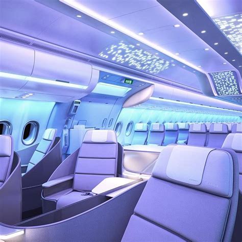 Futuristic Plane Interior