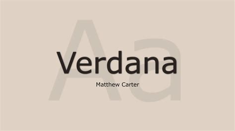 Verdana Font - Free Fonts Lab